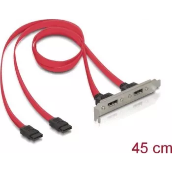 Delock unutarnji slot nosač 2x SATA na 2x eSATA vanjski (65116)