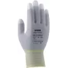 Uvex Unipur Carbon Nylon Knit Protective Gloves, PU Coated Palm and Fingertips, ESD Safe, Size 8 6055608