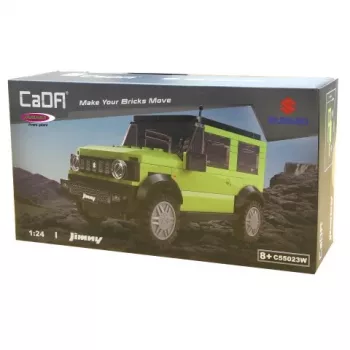 JAMARA CaDA Suzuki Jimny 1:24 set kockica, zeleni, 8+ (402865)