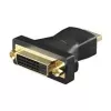 Wentronic Goobay HDMI na DVI-D adapter, HDMI utikač na DVI-D utičnicu, pozlaćen, crni, 2560x1600 68930