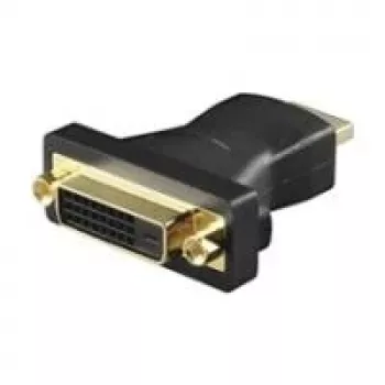 Wentronic Goobay HDMI na DVI-D adapter, HDMI utikač na DVI-D utičnicu, pozlaćen, crni, 2560x1600 68930