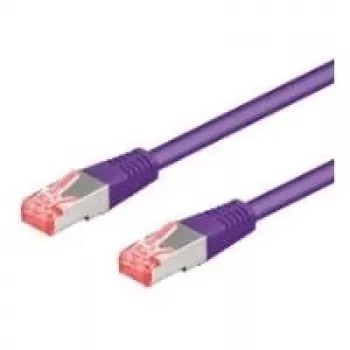 Wentronic 95608 CAT6a-150 patch kabel, RJ45 utikač na utikač, 1,5 m, ljubičasti