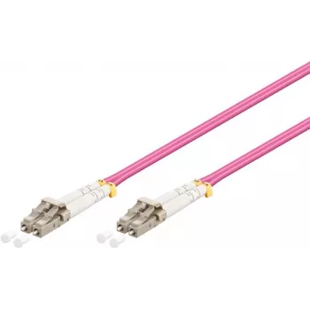Wentronic 95938 optički patch kabel LC na LC multimode, ružičasti