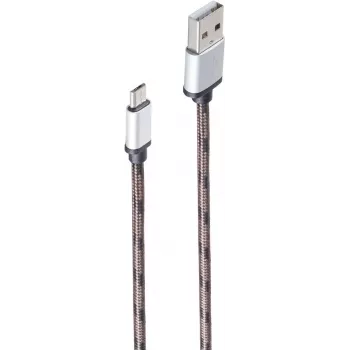 shiverpeaks BS14-50079 USB 2.0 kabel, USB-A na Micro-USB B, 0,9 m, smeđi