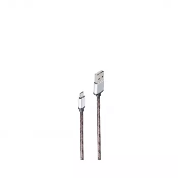 SHIVERPEAKS BS14-50082 USB 2.0 kabel, USB-A na Micro-USB B, 2 m, smeđi