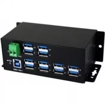 EXSYS EX-1112HMS 12-Port USB 3.2 Gen 1 Industrial DIN-Rail Hub