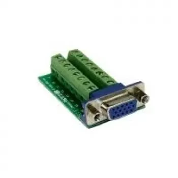 EXSYS EX-49020 VGA 16-pinski kabelski adapter zeleno - srebrno