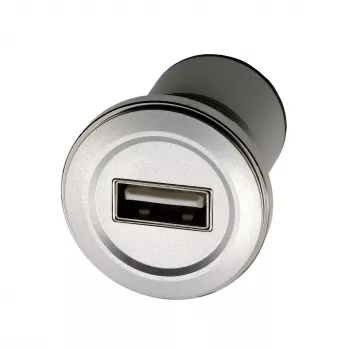 EXSYS EX-49191 ugradbeni USB 2.0 adapter, USB-A utičnica na USB-A utičnicu, metalni