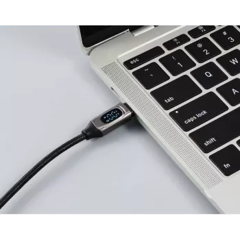 Renkforce USB-C to USB-C Cable 2.0, 2 m, Silver (Metallic) RF-6249498
