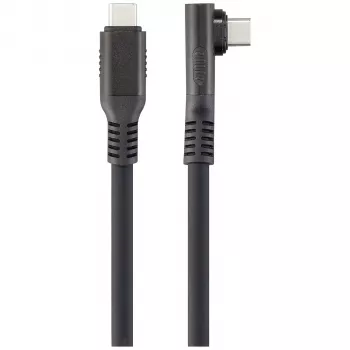 Renkforce USB4 USB-C to USB-C Cable 1m Black 8K UHD Magnetic Connector RF-6438138