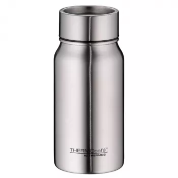 THERMOS Insulated Drinking Mug TC, 0.35 L, Matt Blue Stainless Steel, Double-Walled, Leak-Proof 4097.342.035