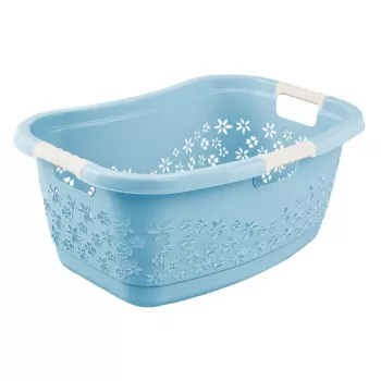 keeeper Lasse ergonomska košara za rublje u obliku bubrega, Nordic Blue, 40 L, Soft-Grip ručke, 1 komad 1078268000000
