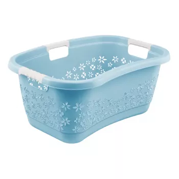 keeeper Lasse ergonomska košara za rublje u obliku bubrega, Nordic Blue, 40 L, Soft-Grip ručke, 1 komad 1078268000000