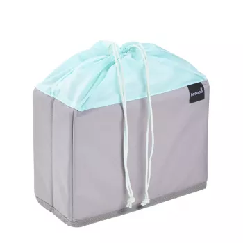 keeeper nea vrećica za voće i povrće, 9 litara, siva/aquamarine, s uzicom, sklopiva, sigurna za hranu, 1 komad 1229562400000