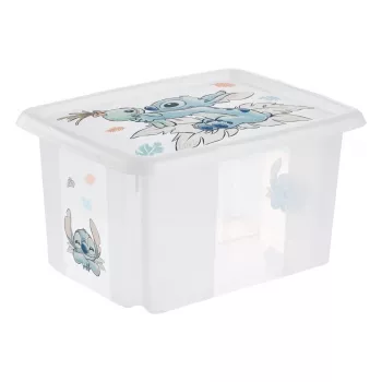 keeeper Karolina Stitch kutija za pohranu, 15 L, prozirna, s poklopcem, slagalica 1223600131900