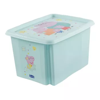 keeeper Karolina Peppa Pig kutija za pohranu, 30 litara, akvamarin, s poklopcem, slagalica 1223862433600