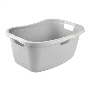 keeeper Janne kada za rublje, Nordic-Grey, 38 L, bubrežastog oblika, Soft-Touch ručke 1078313000000