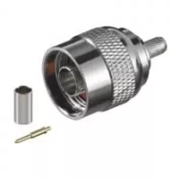 Wentronic Goobay N-tip crimp utikač za RG58 kabel, 5,2 mm, zlatna igla, 50 Ohm 11361