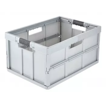 keeeper Profi sklopiva kutija benno, 45 litara, svijetlo srebrna, integrirane meke ručke, nosivost 50 kg 1023716000000