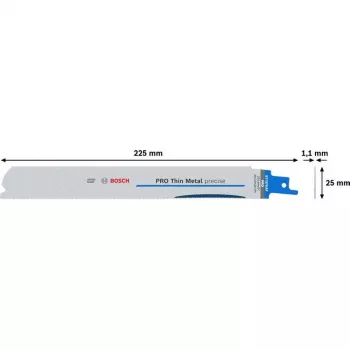Bosch S 1137 EAF list pile za debeli metal, 225 mm, pakiranje od 5 komada 2608658989
