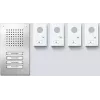 Siedle SET CLAB 850-4 E/W audio set Classic nehrđajući čelik/bijeli (210010048-00)