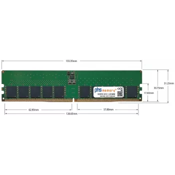 PHS-memory 48GB DDR5 ECC UDIMM 5600MHz PC5-44800E modul radne memorije za Asus TUF Gaming B650M-PLUS WIFI SP570372