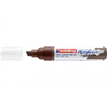Edding 5000 akrilni marker široki - smeđi - klinasti vrh - ekstra debeli - 5-10 mm 4-5000907