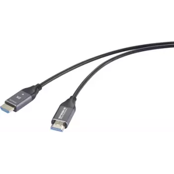 SpeaKa Professional HDMI optički kabel HDMI-A utikač na utikač 50 m crni (SP-12842676)