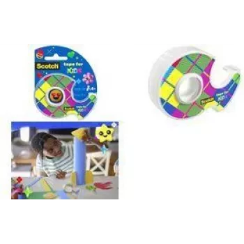 3M Scotch Kids traka, 19 mm x 15 m, nevidljiva mat ljepljiva traka, ručni držač, 1 rola 7100410261