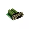 EXSYS EX-49005 D-SUB 9-Pin utikač na 10-Pin vijčani stezaljni blok adapter kabel, 0,3 m, RS-232