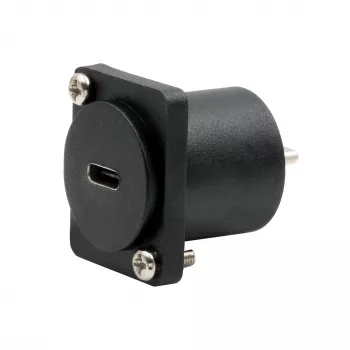 EXSYS EX-49167 D-tip USB-C utičnica na utikač ugradbeni adapter, USB 3.2 Gen 2, 10Gbps