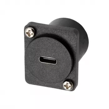 EXSYS EX-49167 D-tip USB-C utičnica na utikač ugradbeni adapter, USB 3.2 Gen 2, 10Gbps
