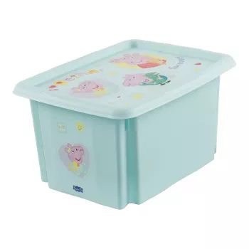 keeeper kutija za pohranu karolina Peppa Pig, 15 litara slagalica/gnijezdeća kutija s poklopcem, PP, akvamarin, 1 komad 1223662433600