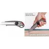 NT Cutter L-550GP 18mm nož za lomljenje s aluminijskim kućištem, metalnom vodilicom oštrice, vijčanim zatvaračem, antracit h1310511