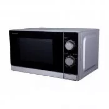 Sharp R200INW Solo Microwave 20L 800W Black/Silver