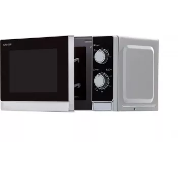 Sharp R200INW Solo Microwave 20L 800W Black/Silver