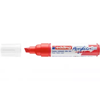 Edding 5000 akrilni marker široki klinasti vrh crveni 4-5000902