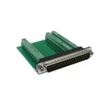 EXSYS EX-49035 D-SUB 37-pinski muški na 39-pinski adapter s vijčanim terminalom, zeleno-srebrni