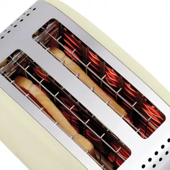 Russell Hobbs 26551-56 toster s 2 proreza, ekstra široki prorezi za tost, funkcija odmrzavanja i zagrijavanja