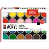 Marabu set akrilnih boja BASIC, 24 x 18 ml, visoka pigmentacija, vrlo visoka svjetlostalnost 1210000000215