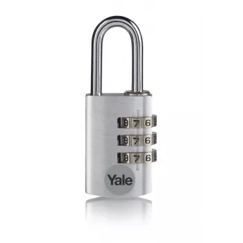 Yale YE3CB/38/131/1/S 38mm srebrni kombinirani lokot