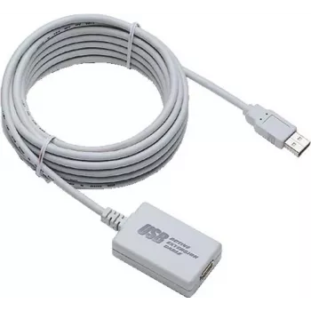 EXSYS EX-1401 aktivni USB 2.0 produžni kabel 5m USB-A utikač na utičnicu s regeneracijom signala