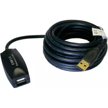 EXSYS EX-1401 aktivni USB 2.0 produžni kabel 5m USB-A utikač na utičnicu s regeneracijom signala