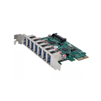 EXSYS USB 3.2 Gen 1 PCIe kartica sa 7 priključaka (VIA čipset) EX-11088-2