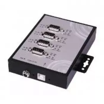 EXSYS EX-1344HMV industrijski 4-portni USB 2.0 hub, metalni, montaža na DIN tračnicu/zid, 7-24V DC, ESD i prenaponska zaštita