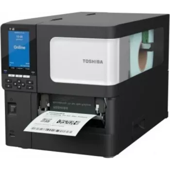 Toshiba BX410T-GS02-QM-S industrijski pisač barkodova, 203 dpi, termalni prijenos/direktni termalni, USB i LAN, kolor LCD, Near Edge, A-BRID OS 18221169006