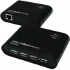 EXSYS EX-1445 komplet Gigabit Ethernet produživača preko 2 žice, 500 m, crni