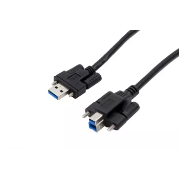 EXSYS EX-K1572V USB 3.0 kabel, 2m, USB-A utikač na USB-B utikač, crni