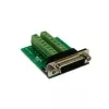 EXSYS EX-49015 adapter D-SUB 15-pin utikač na 16-pin vijčani terminal, zeleno-srebrni
