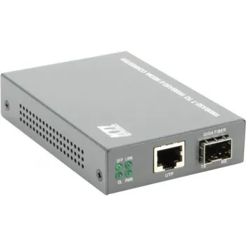 KTI Networks KGC-300 Gigabit Ethernet medijski konverter, RJ45 na SFP, multimode/single-mode